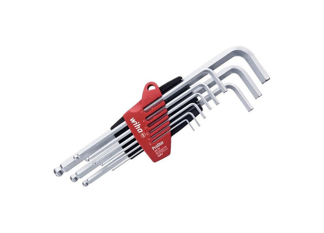 Wiha ProStar Hex Ball End L-key Set, 9 Piece Wiha - RockBottom Northampton