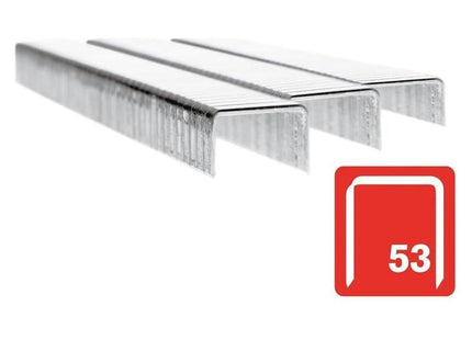 Rapid 53/6B 6mm Galvanised Staples (Box 2500) Rapid - RockBottom Nothampton