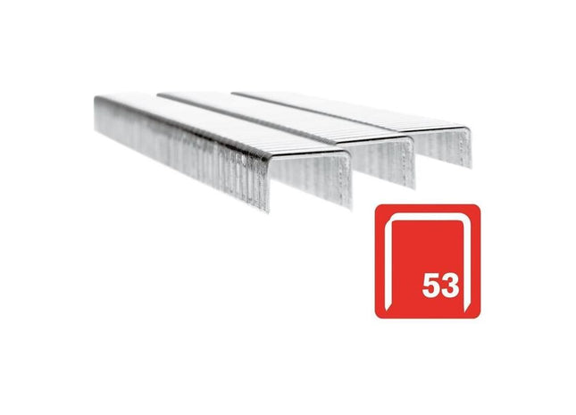 Rapid 53/6B 6mm Galvanised Staples (Box 2500) Rapid - RockBottom Nothampton