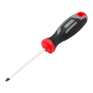 Draper Slotted Soft Grip Screwdriver, SL3 x 75mm Draper - Town Tools