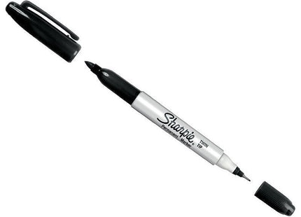 Sharpie® Twin Tip Permanent Marker Black Sharpie® - RockBottom Nothampton