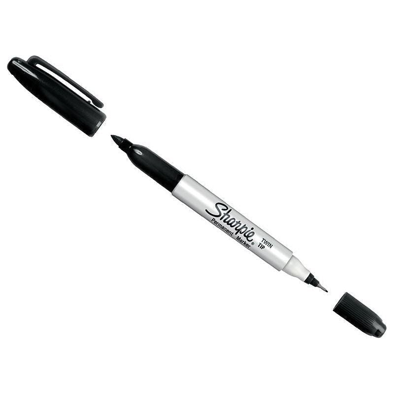 Sharpie® Twin Tip Permanent Marker Black Sharpie® - RockBottom Nothampton