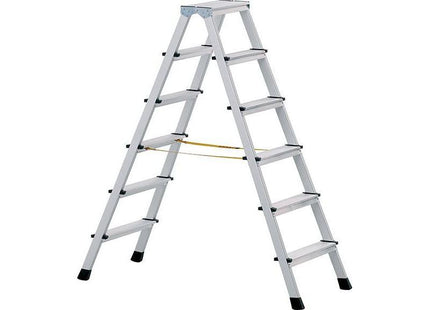 Zarges Anodised Double-Sided Steps, Open 1.19m 2 x 5 Rungs Zarges - RockBottom Northampton