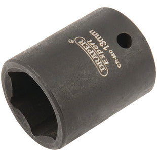 Draper Expert HI-TORQ 6 Point Impact Socket, 1/4" Sq. Dr., 13mm Draper - Town Tools 