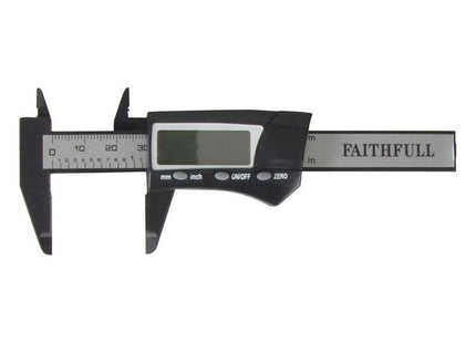 Faithfull Mini Digital Caliper 75mm Capacity Faithfull - RockBottom Northampton