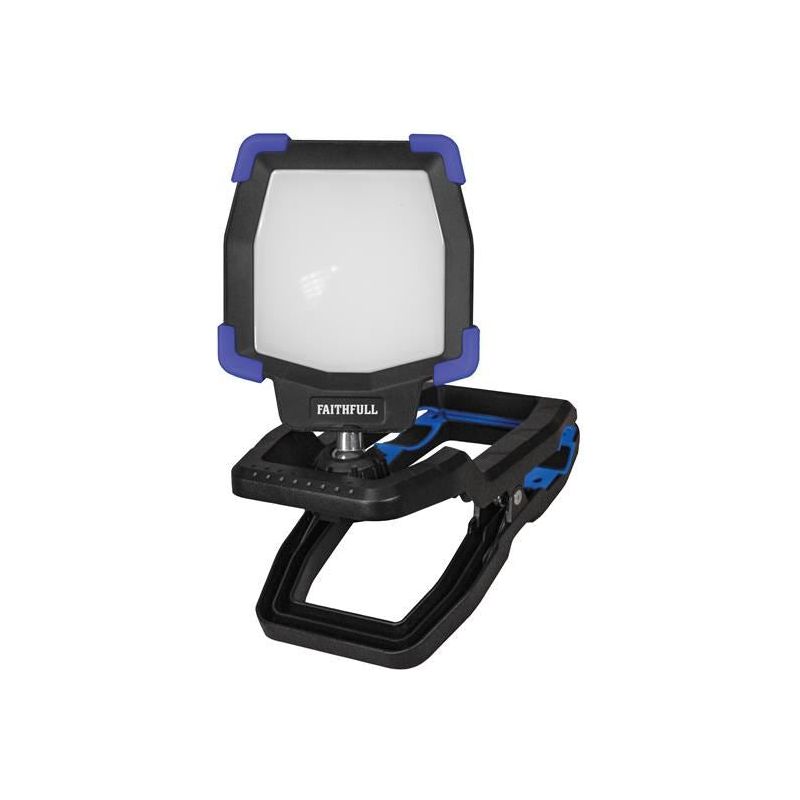 Faithfull Power Plus Rechargeable Clip Light 30W Faithfull Power Plus - RockBottom Northampton