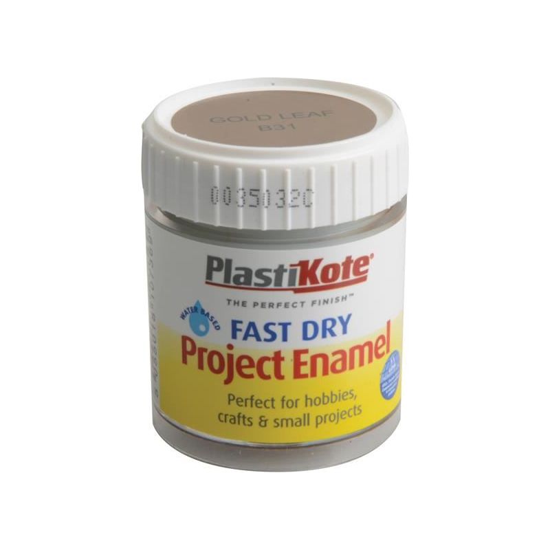 Plastikote Fast Dry Enamel Paint B31 Bottle Gold Leaf 59ml PlastiKote - RockBottom Nothampton