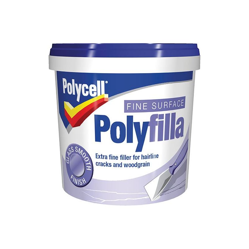 Polycell Fine Surface Filler Tub 500g Polycell - RockBottom Nothampton