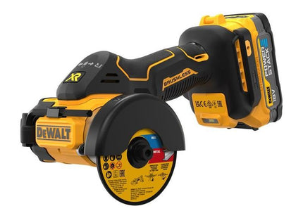 Dewalt Power Tools DCS438E2T XR BL Cut Off Tool 18V 2 x 1.7Ah POWERSTACK™ Li-ion DeWALT Power Tools - RockBottom Northampton