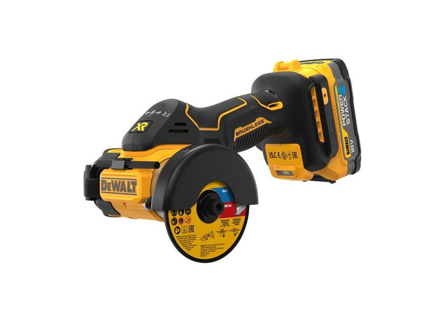 Dewalt Power Tools DCS438E2T XR BL Cut Off Tool 18V 2 x 1.7Ah POWERSTACK™ Li-ion DeWALT Power Tools - RockBottom Northampton