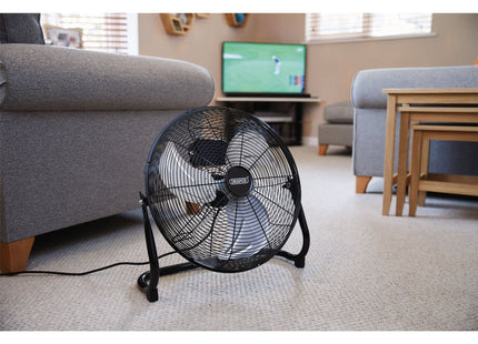 Draper 230V Floor Fan, 16"/400mm, 100W 70432 Draper - Town Tools 
