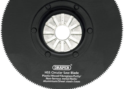 Draper HSS Circular Saw Blade, 85mm Diameter x 1mm, 18tpi 26075 Draper - Town Tools 
