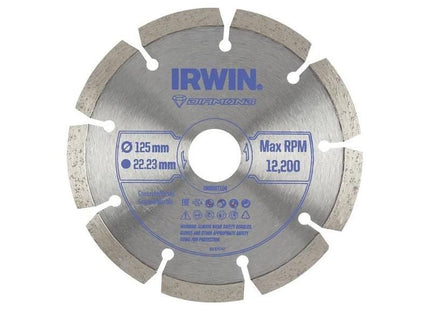 Irwin® Segmented Diamond Blade 125 x 22.23mm IRWIN® - RockBottom Northampton