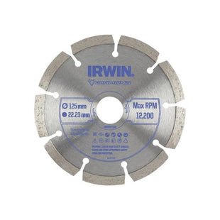 Irwin® Segmented Diamond Blade 125 x 22.23mm IRWIN® - RockBottom Northampton