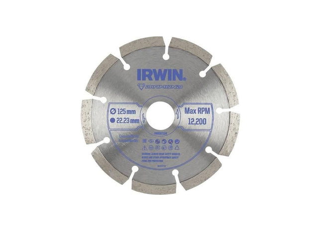 Irwin® Segmented Diamond Blade 125 x 22.23mm IRWIN® - RockBottom Northampton
