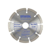 Irwin® Segmented Diamond Blade 125 x 22.23mm IRWIN® - RockBottom Northampton