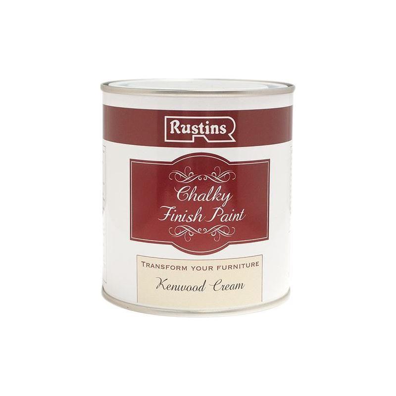 Rustins Chalky Finish Paint Kenwood Cream 500ml Rustins - RockBottom Nothampton