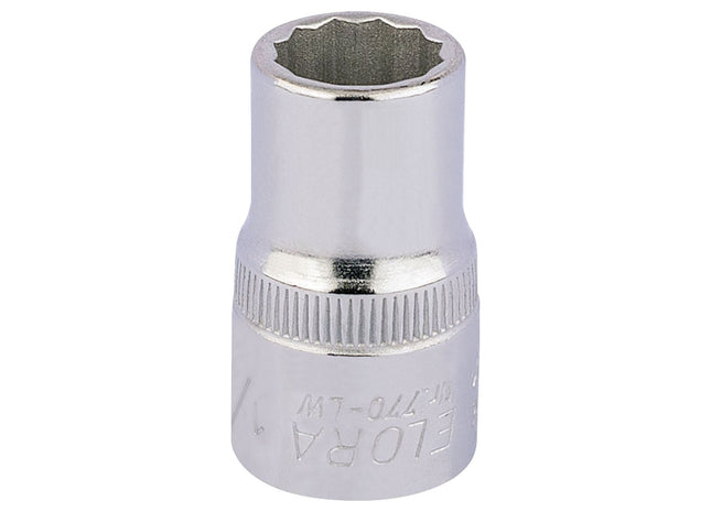 Draper Elora Whitworth Bi-Hexagon Socket, 1/2" Sq. Dr., 1/4" 24814 Draper - Town Tools 