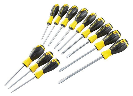 Stanley® Hand Tools 0-60-212 Essential Screwdriver Set, 12 Piece STANLEY® Hand Tools - RockBottom Nothampton