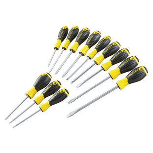 Stanley® Hand Tools 0-60-212 Essential Screwdriver Set, 12 Piece STANLEY® Hand Tools - RockBottom Nothampton