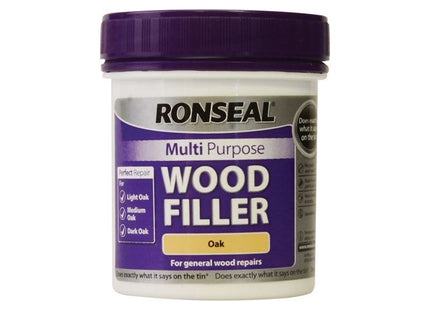 Ronseal Multipurpose Wood Filler Tub Oak 250g Ronseal - RockBottom Nothampton
