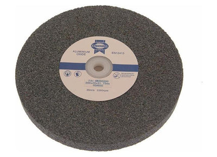 Faithfull General Purpose Grinding Wheel 200 x 20mm Coarse Alox Faithfull - RockBottom Northampton
