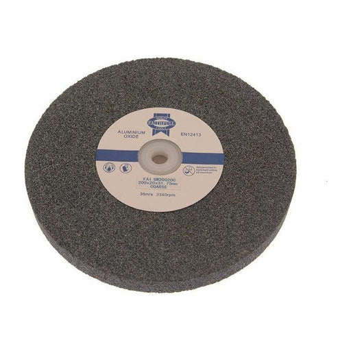 Faithfull General Purpose Grinding Wheel 200 x 20mm Coarse Alox Faithfull - RockBottom Northampton