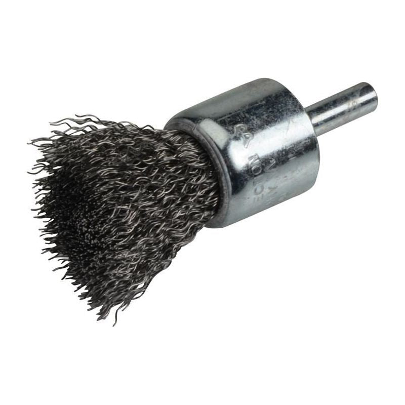 Lessmann DIY End Brush with Shank 23mm, 0.30 Steel Wire Lessmann - RockBottom Northampton