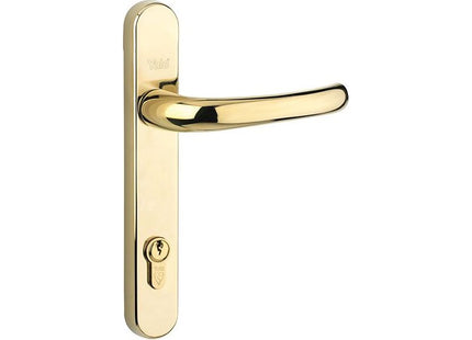 Yale Locks Retro Door Handle PVCu Polished PVD Gold Finish Yale Locks - RockBottom Northampton