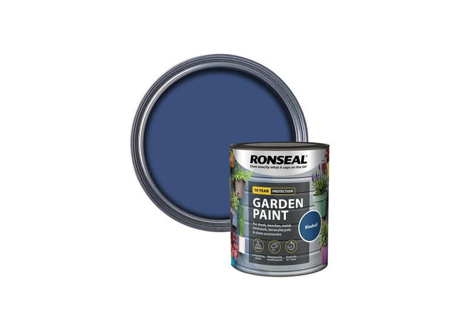 Ronseal Garden Paint Bluebell 750ml Ronseal - RockBottom Nothampton