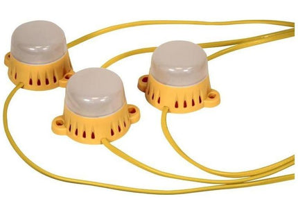 Faithfull Power Plus Festoon Lights 10 LED Bulbs 110V 22m Faithfull Power Plus - RockBottom Northampton
