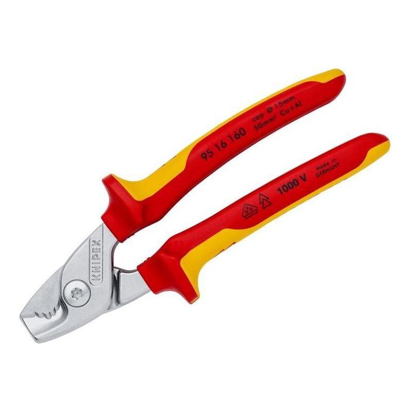 Knipex StepCut Cable Shears 160mm Knipex - RockBottom Northampton