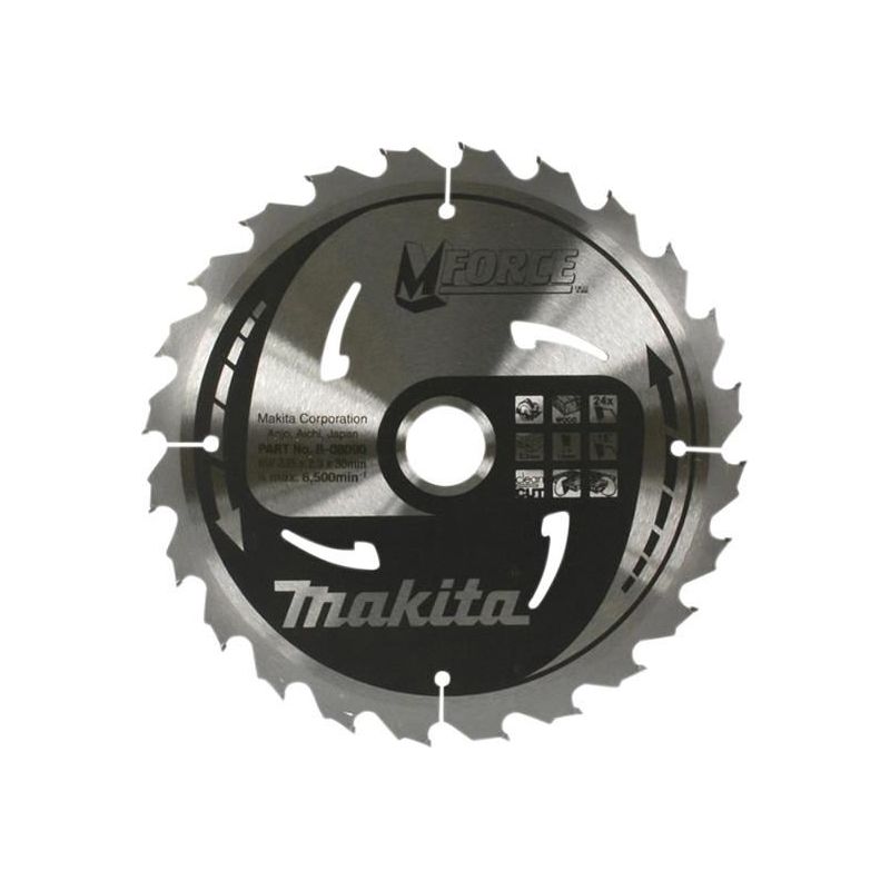 Makita B-07967 MForce™ Portable Saw Blade 190 x 30mm x 12T Makita - RockBottom Northampton 