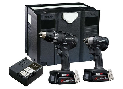 Panasonic EYC231PN Twin Pack 18V 2 x 3.0Ah Li-ion Panasonic - RockBottom Nothampton