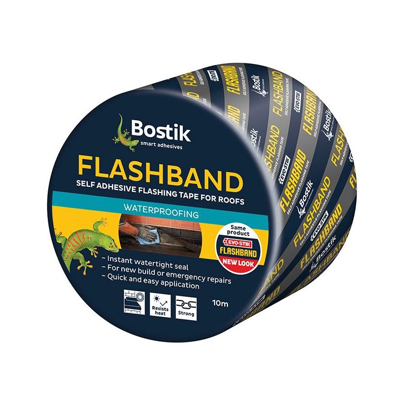 Evo-Stik Flashband Roll Grey 100mm x 10m EVO-STIK - RockBottom Northamptin