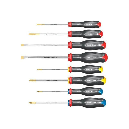 Facom Protwist® Screwdriver Set, 8 Piece Facom - RockBottom Northampton