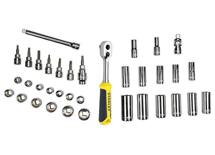 Stanley® Hand Tools 3/8in Drive Metric Socket Module 36 Piece STANLEY® Hand Tools - RockBottom Nothampton