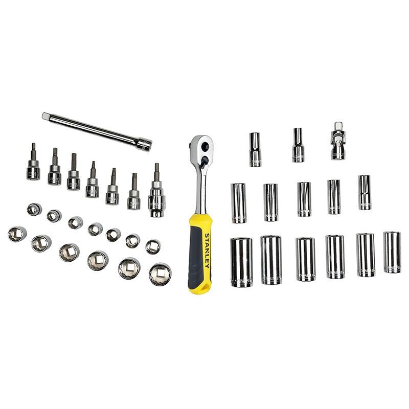 Stanley® Hand Tools 3/8in Drive Metric Socket Module 36 Piece STANLEY® Hand Tools - RockBottom Nothampton