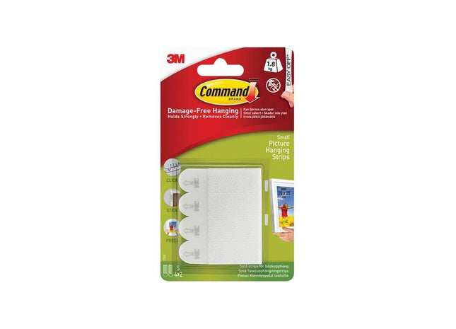Command™ Picture Hanging Strips, Small (Pack 4) Command™ - RockBottom Northampton