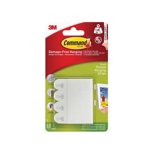 Command™ Picture Hanging Strips, Small (Pack 4) Command™ - RockBottom Northampton
