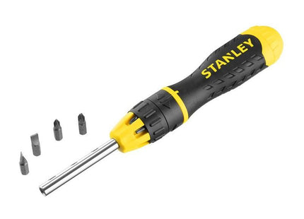 Stanley® Hand Tools Multibit Ratchet Screwdriver &10 Bits STANLEY® Hand Tools - RockBottom Nothampton