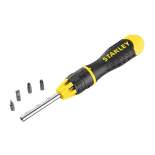 Stanley® Hand Tools Multibit Ratchet Screwdriver &10 Bits STANLEY® Hand Tools - RockBottom Nothampton