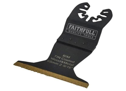 Faithfull Multi-Functional Tool Bi-Metal Flush Cut TiN Coated Blade 65mm Faithfull - RockBottom Northampton