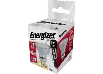 Energizer® LED GU10 HIGHTECH Non-Dimmable Bulb, Warm White 350 lm 5W Energizer® - RockBottom Northamptin