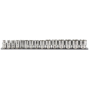 Draper Metric Socket Set on a Metal Rail, 3/8" Sq. Dr. (15 Piece) 16492 Draper - Town Tools 