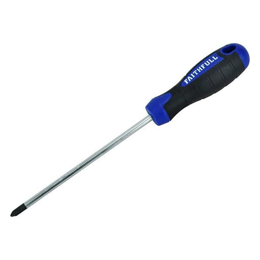 Faithfull Soft Grip Screwdriver Phillips Tip PH2 x 150mm Faithfull - RockBottom Northampton