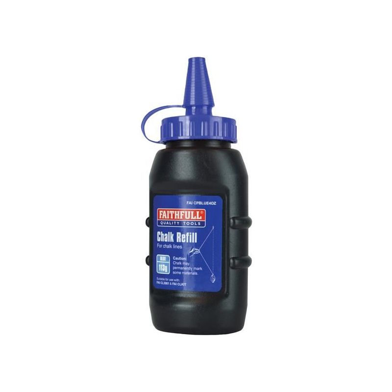 Faithfull Chalk Powder Blue 113g Faithfull - RockBottom Northampton