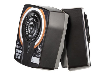 Dewalt Respiration A2P3 R D Combination Filters (Pair) DEWALT Respiration - RockBottom Northampton