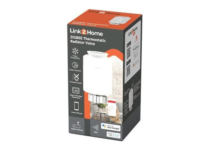 Link2Home Zigbee Thermostatic Radiator Valve Link2Home - RockBottom Northampton