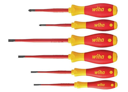 Wiha SoftFinish® electric slimFix SL/PZ Screwdriver Set, 6 Piece Wiha - RockBottom Northampton